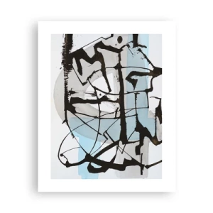 Plakat - Ikke desto mindre blå - 40x50 cm