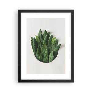 Plakat i sort ramme - Uhæmmet nysgerrighed - 30x40 cm