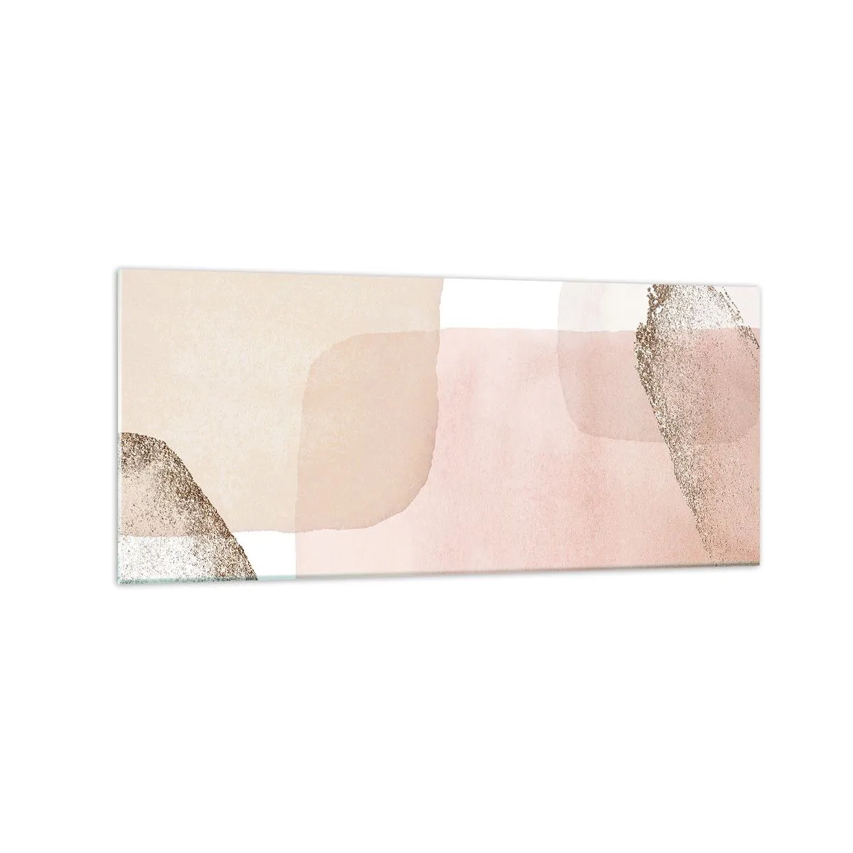 Billede på glas - Et kig gennem farver - 120x50 cm