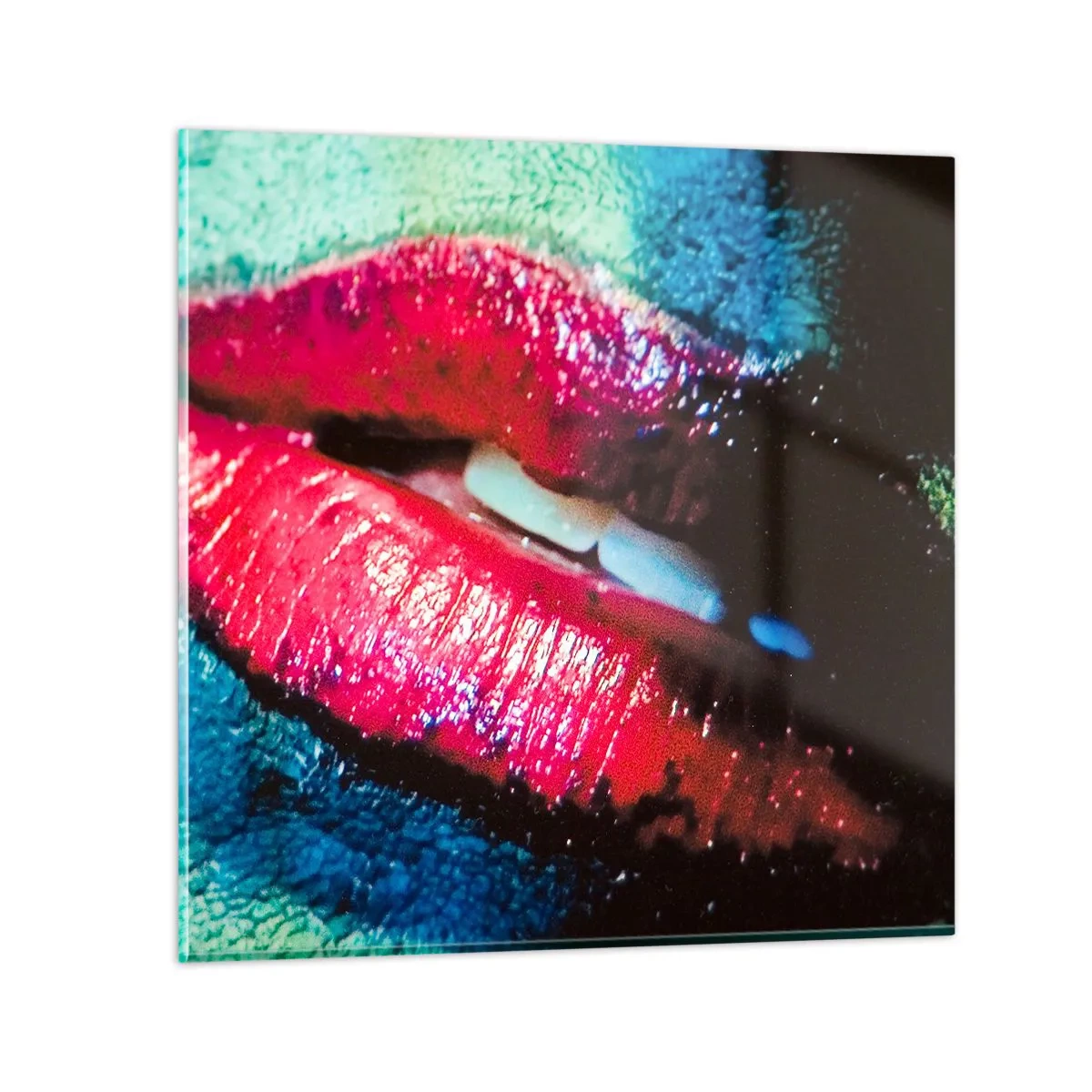 Billede på glas - Sensuel og foruroligende - 60x60 cm