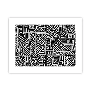 Plakat - Præcolumbiansk sammensætning - 40x30 cm