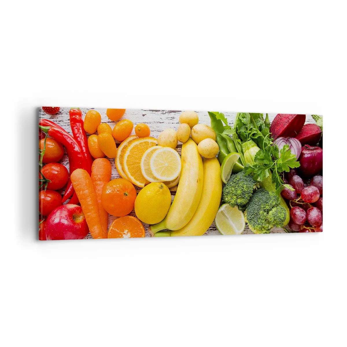 Lærredstryk - Billede på lærred - Er det ikke nok? - 100x40 cm