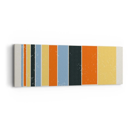 Lærredstryk - Billede på lærred - Optagelse af musik - 90x30 cm