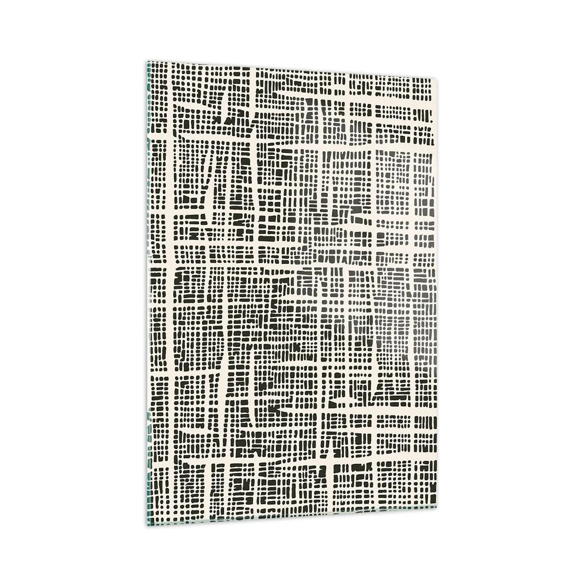 Billede på glas - En sammensætning vævet - 50x70 cm