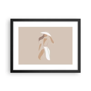 Plakat i sort ramme - Mode er sjovt - 40x30 cm