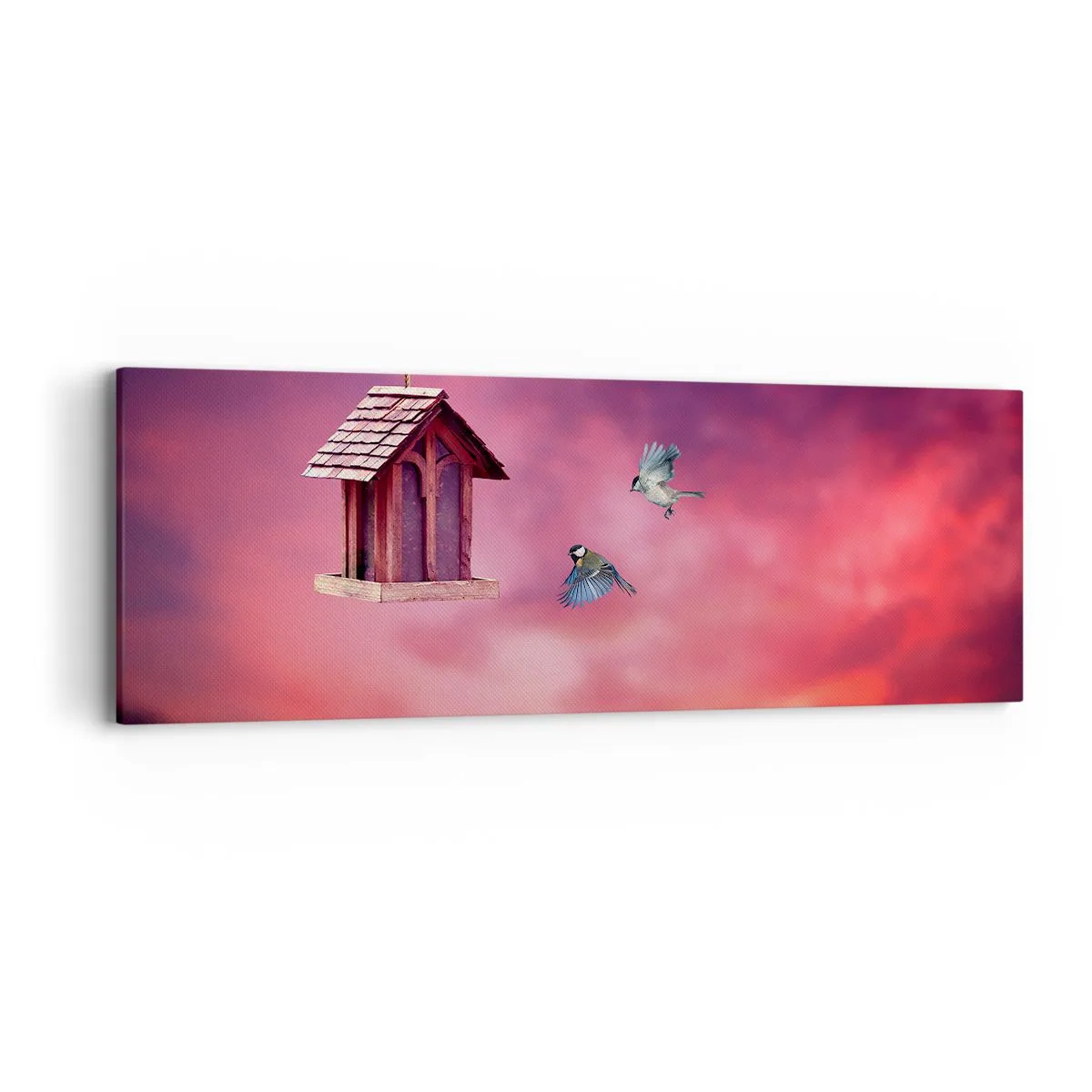 Lærredstryk - Billede på lærred - Invitation til middag - 90x30 cm