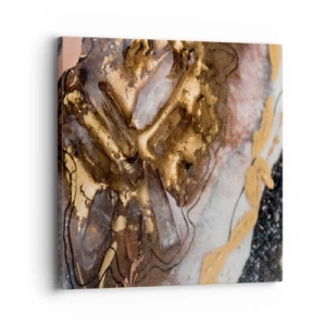Lærredstryk - Billede på lærred - Jord element - 30x30 cm