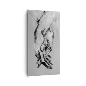 Lærredstryk - Billede på lærred - Begyndelsen ... - 65x120 cm