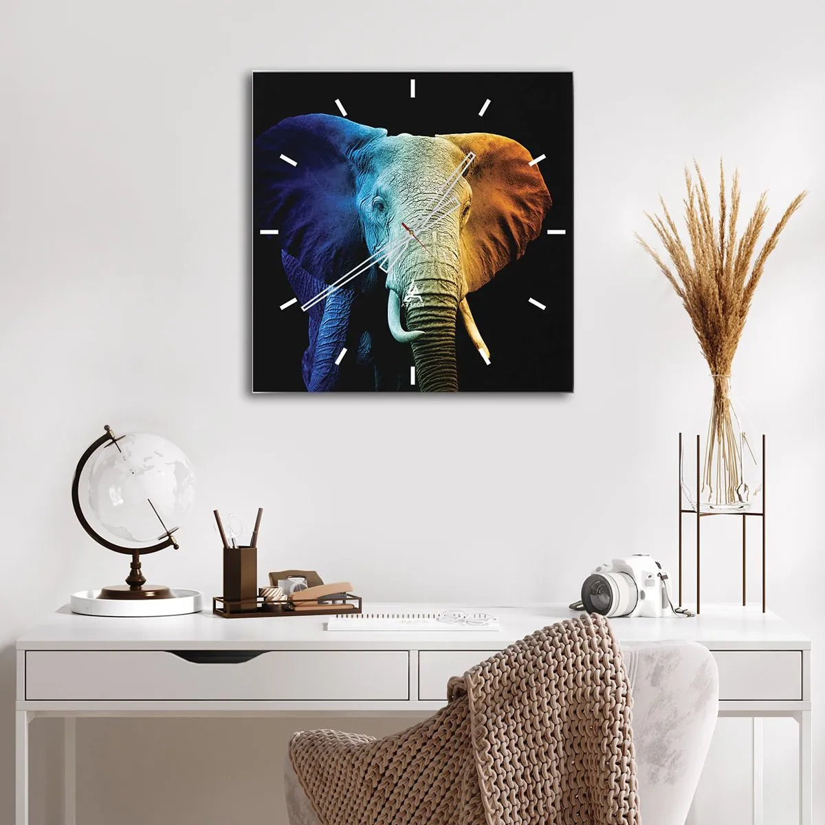 Vægur, Uret - Excentrisk, ikke underlig - 40x40 cm