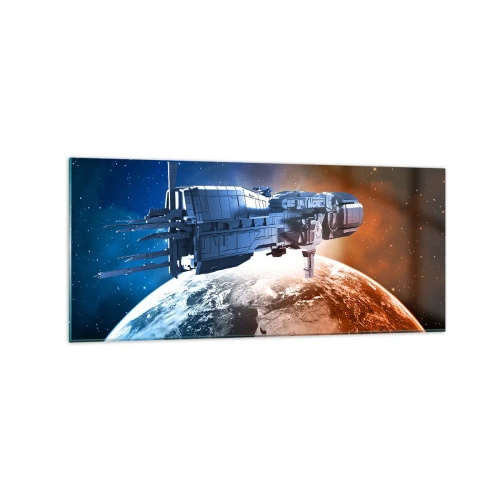 Billede på glas - Forsigtig observatør - 120x50 cm