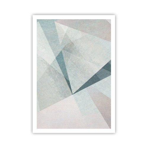 Plakat - Rolig og alligevel dynamisk - 70x100 cm