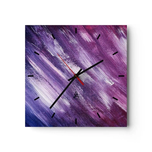 Vægur, Uret - Når den solrige vind blæser - 30x30 cm