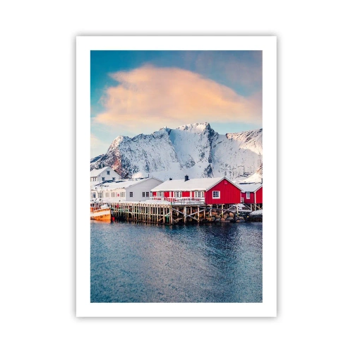 Plakat - Nordlig tilbagetrækning - 50x70 cm