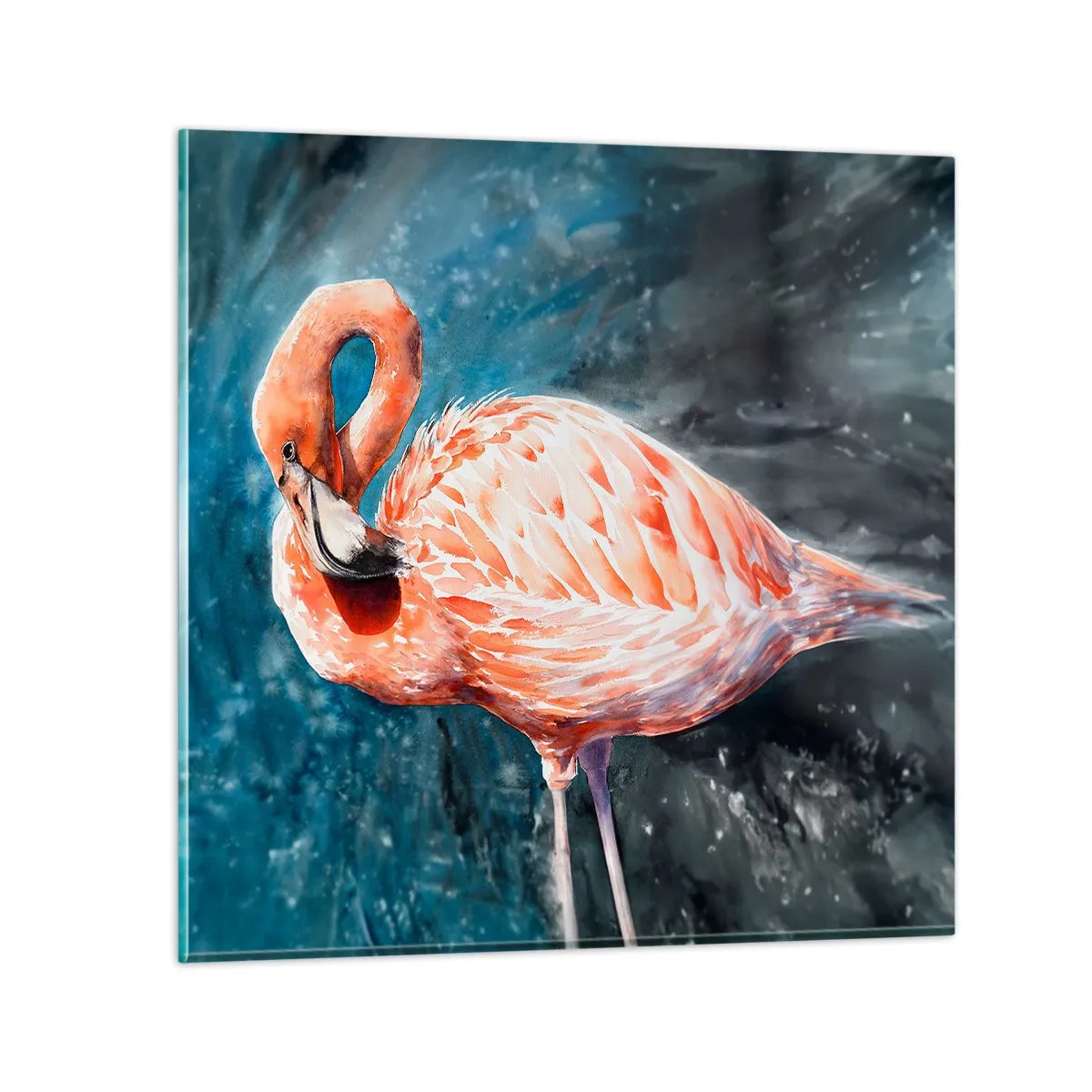 Billede på glas - Dekorativ af natur - 40x40 cm