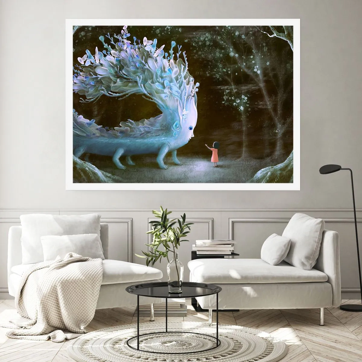 Plakat - Et fantastisk møde - 100x70 cm