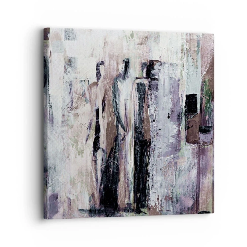 Lærredstryk - Billede på lærred - De mystiske tre - 30x30 cm