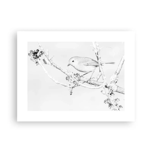 Plakat - Vintermorgen - 40x30 cm