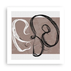 Plakat - Komposition - en søgen efter fuldstændighed - 50x50 cm