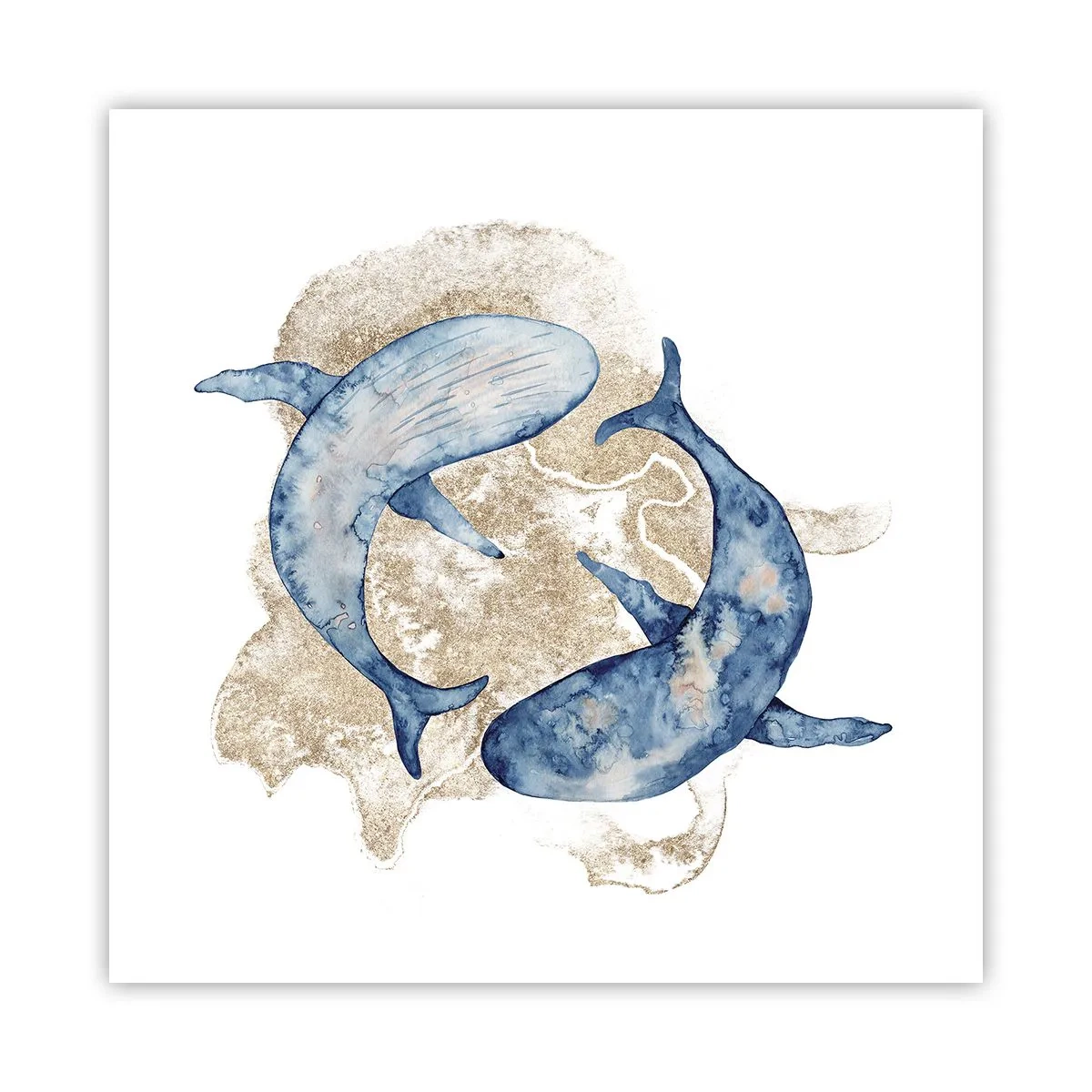 Plakat - Venskab eller kærlighed? - 50x50 cm