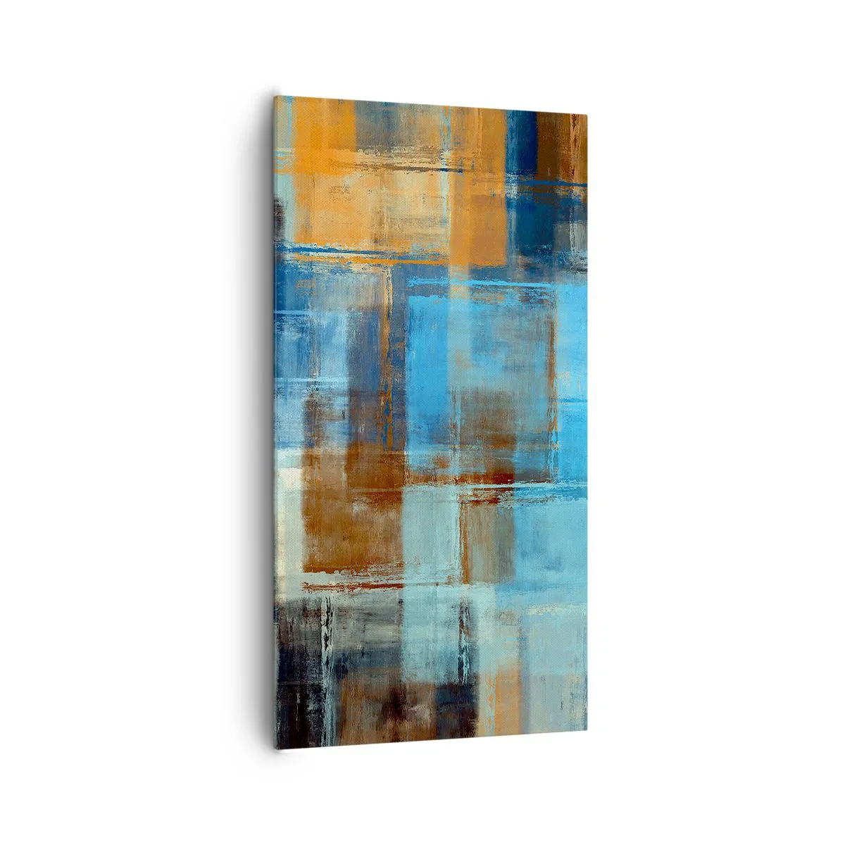 Lærredstryk - Billede på lærred - Gennem det blå slør - 65x120 cm