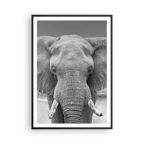 Plakat i sort ramme - Velkommen til min verden - 70x100 cm