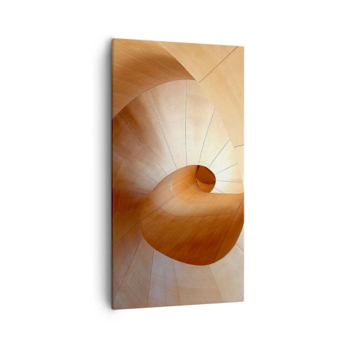 Lærredstryk - Billede på lærred - Arkitektonisk serpentin - 55x100 cm
