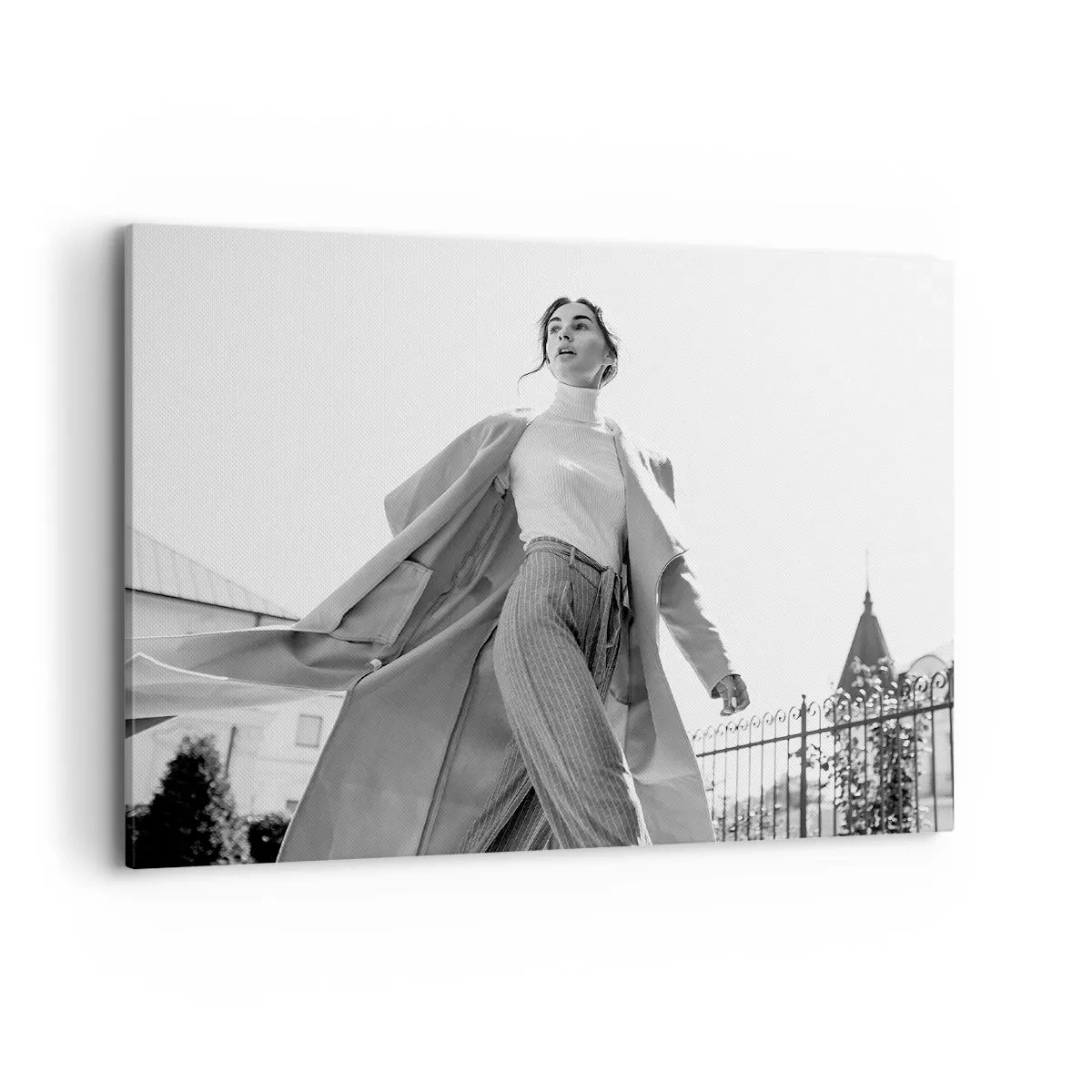 Lærredstryk - Billede på lærred - Kommer du med mig? - 100x70 cm