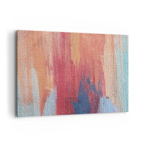 Lærredstryk - Billede på lærred - Lad en regnbue flyde - 100x70 cm