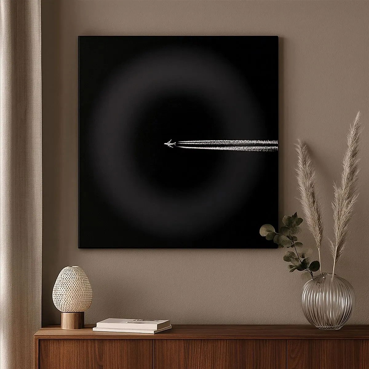 Lærredstryk - Billede på lærred - Ind i en anden dimension - 30x30 cm