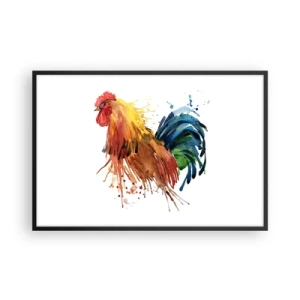 Plakat i sort ramme - Kongelig kappe, kongelig stolthed - 91x61 cm