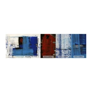 Prøve Fototapet Selvklæbende Deluxe Sticker - Det blås hemmelighed - Abstraktion, Stykke, Modernitet - 100x30 cm