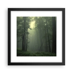 Plakat i sort ramme - Før han vågner op - 30x30 cm