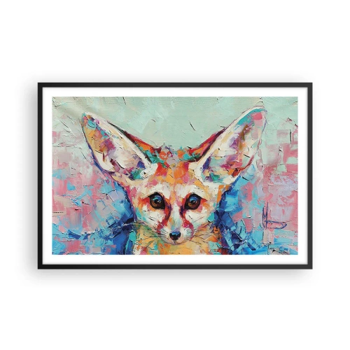 Plakat i sort ramme - Er du klar til mig? - 91x61 cm