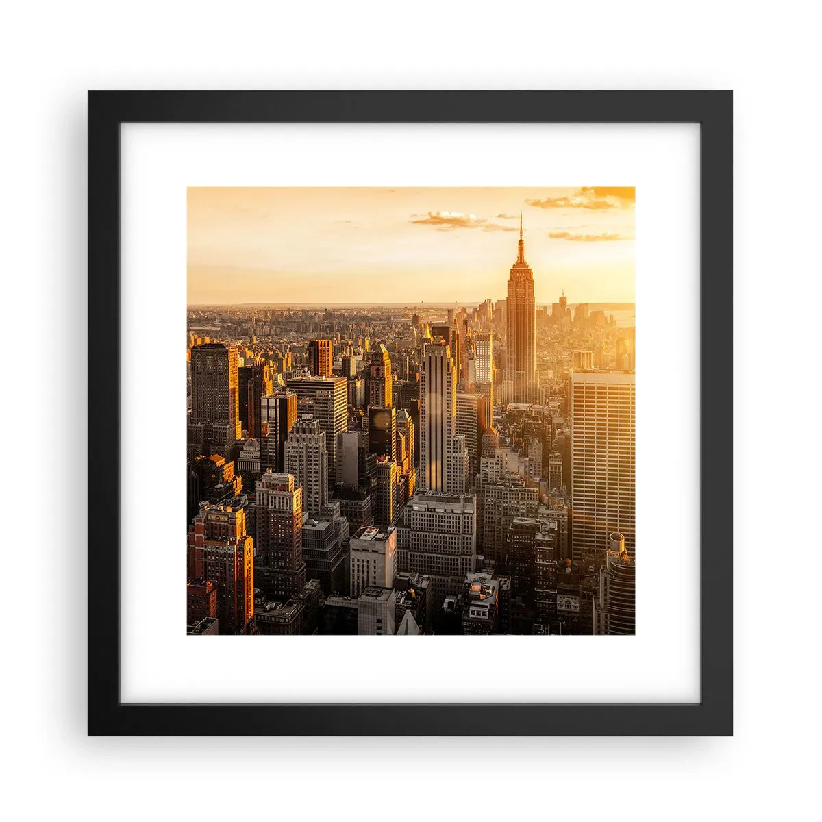 Plakat i sort ramme - At vokse i solen - 30x30 cm