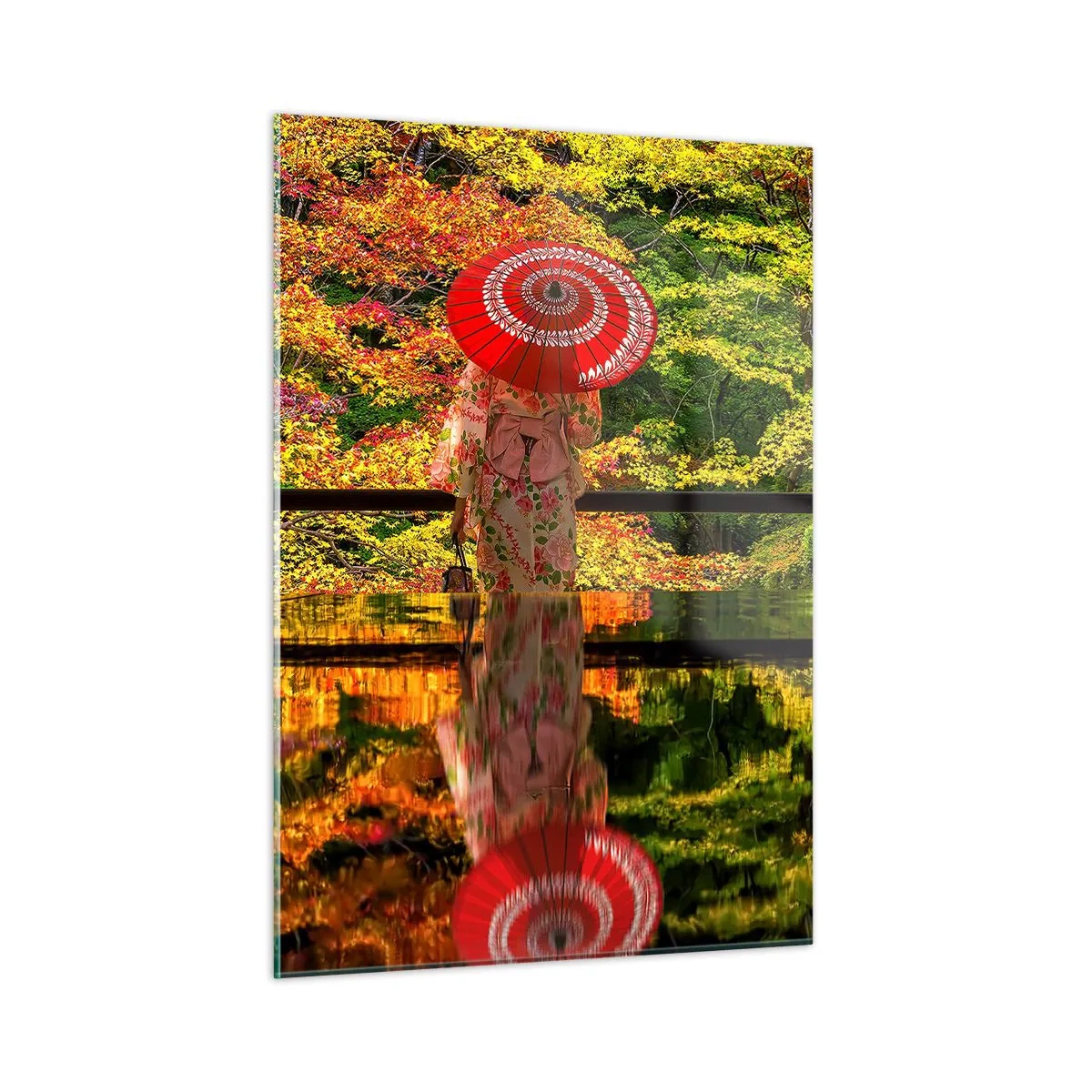 Billede på glas - I naturens tempel - 50x70 cm
