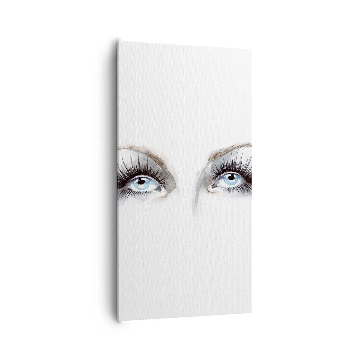Lærredstryk - Billede på lærred - En engels øjne? - 65x120 cm