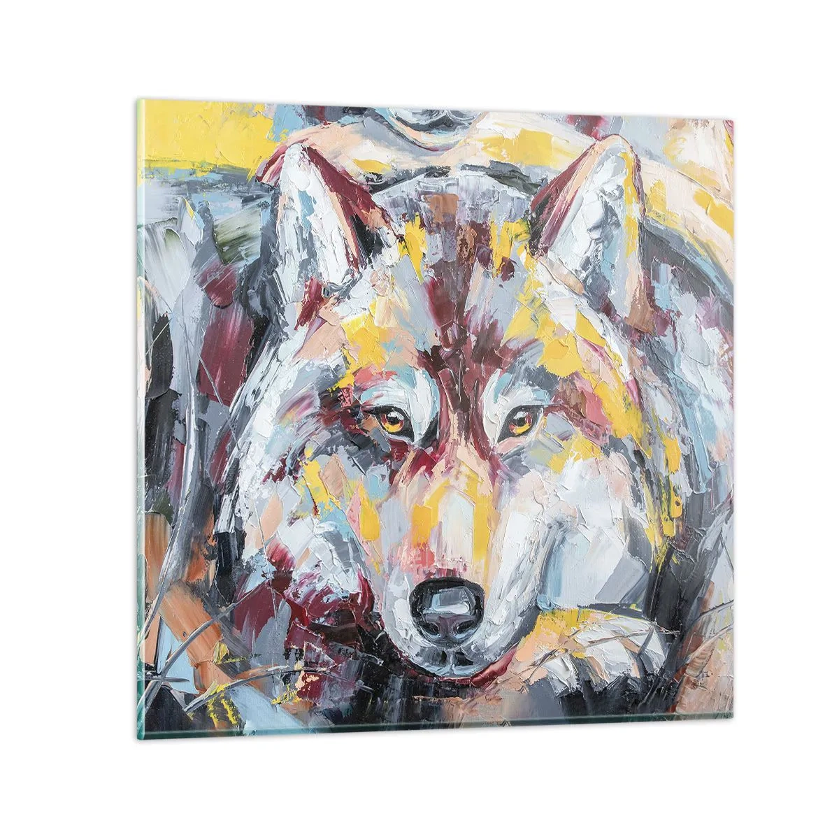 Billede på glas - Fred blandt kære - 30x30 cm