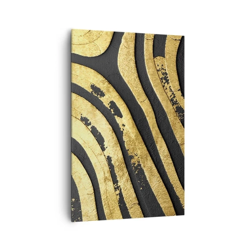 Lærredstryk - Billede på lærred - Alt flyder - 80x120 cm