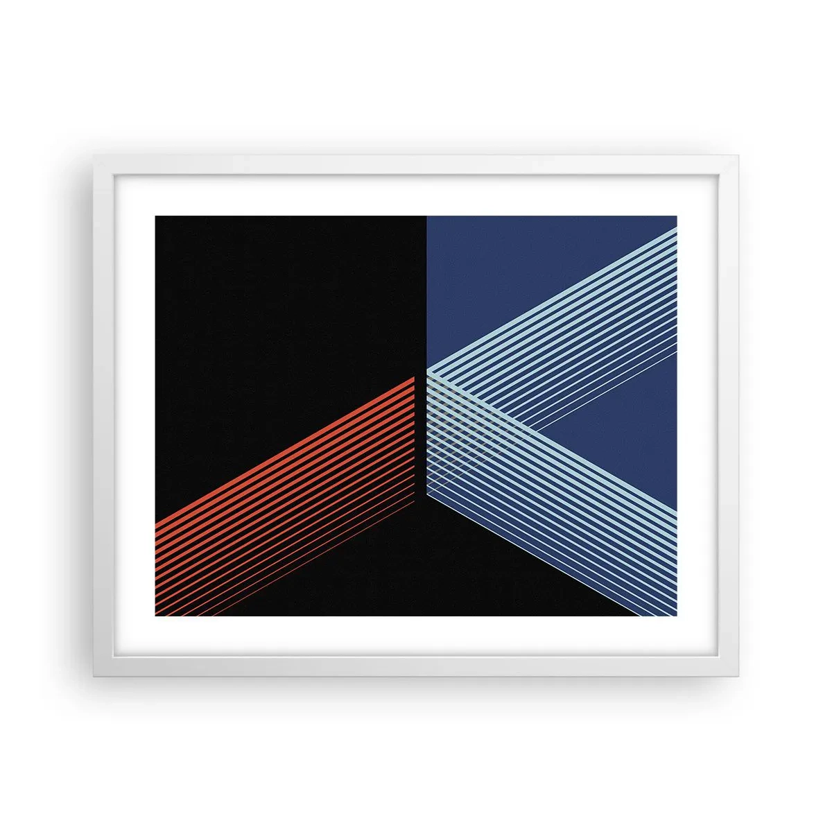 Plakat i hvid ramme - En simpel historie - 50x40 cm