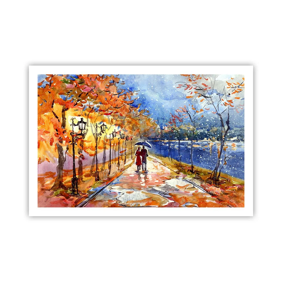 Plakat - Sammen indtil tidsfristen - 91x61 cm
