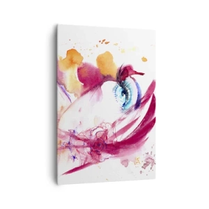 Lærredstryk - Billede på lærred - I nærheden af hinanden blomstrer verden - 70x100 cm