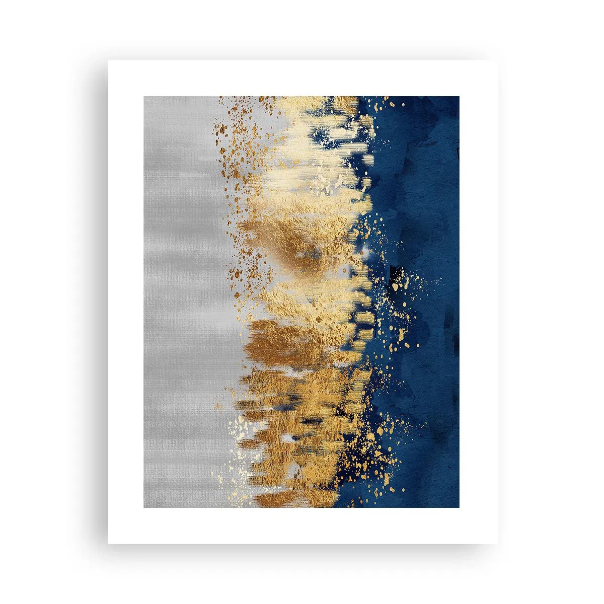Plakat - Moderne komposition med gnist - 40x50 cm