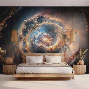 Fototapet Selvklæbende Deluxe Sticker - Begyndelse - Univers, Kosmos, Galaxy - 500x350 cm