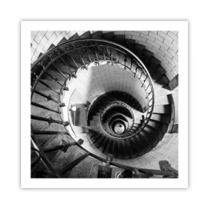 Plakat - Højt og højere - 60x60 cm