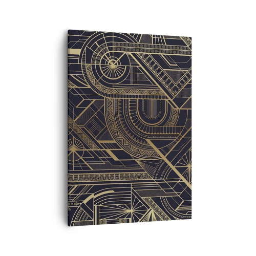 Lærredstryk - Billede på lærred - Koncepter, idéer, planer - 50x70 cm