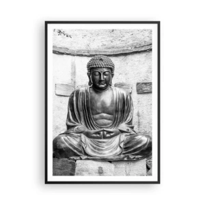Plakat i sort ramme - Ved fredens kilde - 70x100 cm