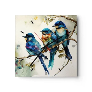 Vægur, Uret - Er han fornærmet? - 30x30 cm