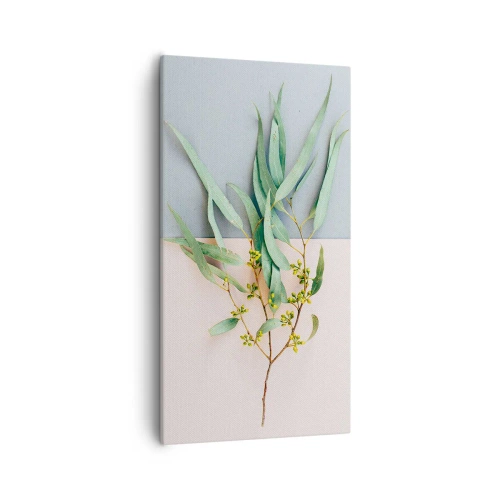 Lærredstryk - Billede på lærred - Pastelfarvernes subtilitet - 55x100 cm