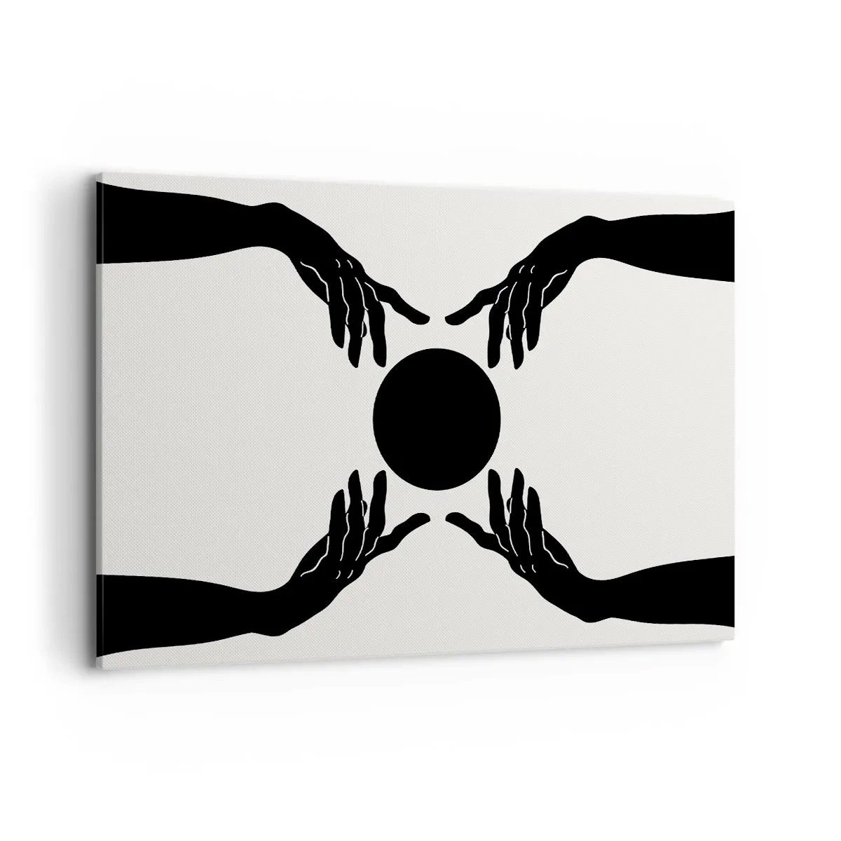 Lærredstryk - Billede på lærred - Et hemmeligt tegn - 120x80 cm