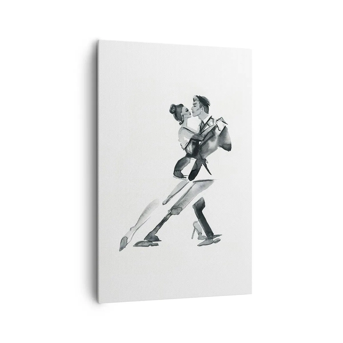 Lærredstryk - Billede på lærred - I én rytme - 80x120 cm